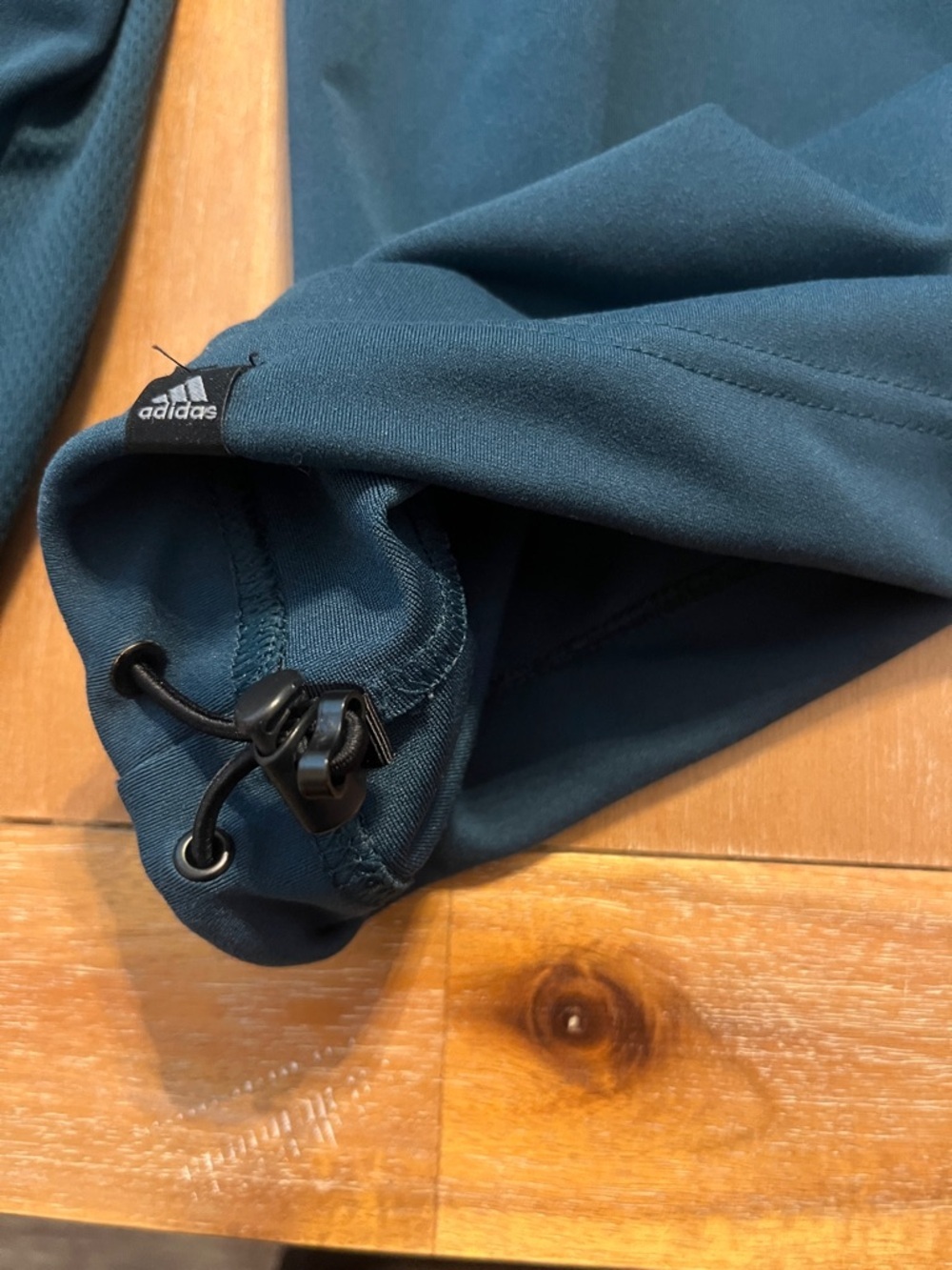 Adidas Golf Men's Large Blue(Teal) & Orange Quarter Zip Climacool Pullover - Picture 7 of 10